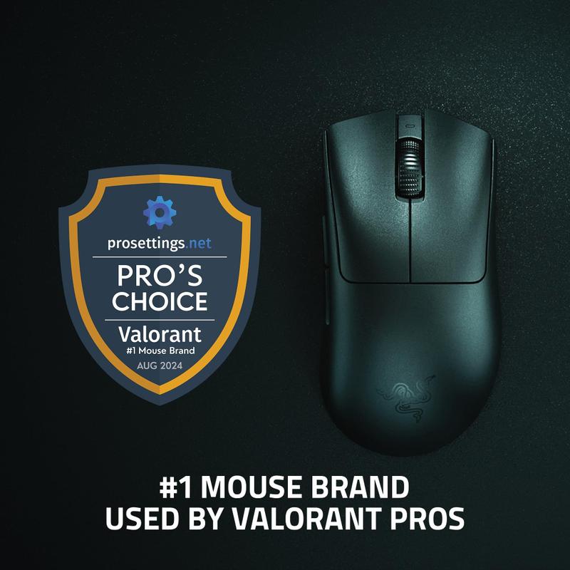 Mouse para jogos Razer DeathAdder V3 Pro 63g ultraleve - Mouse com